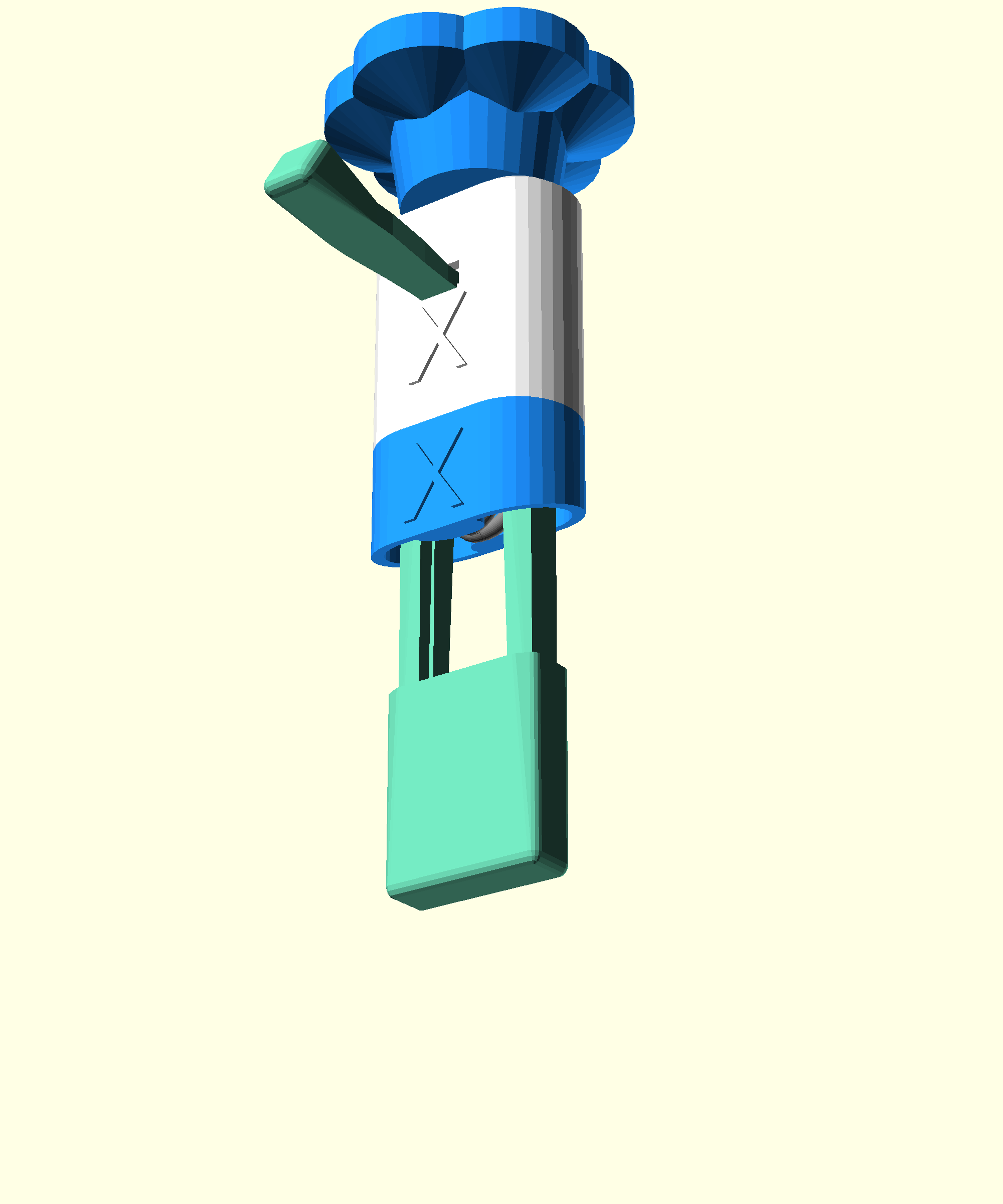 Actuator cutaway