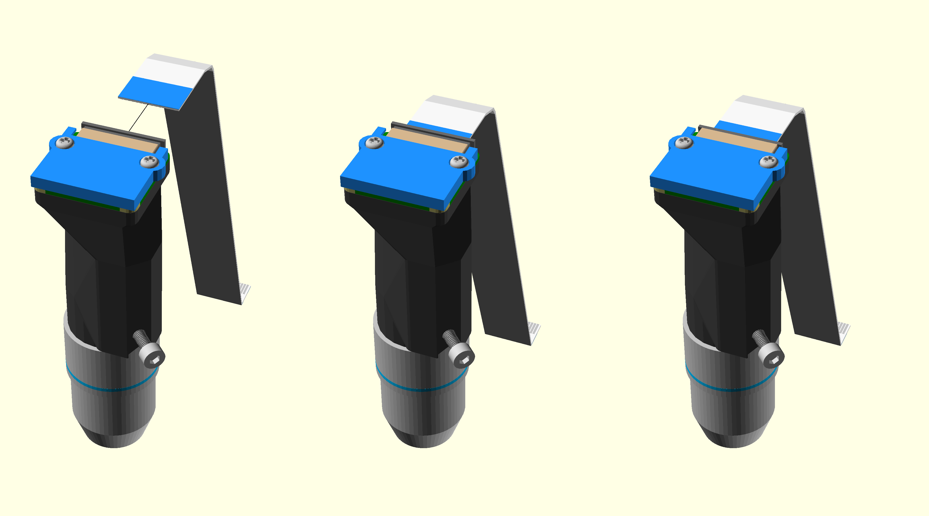 Attach ribbon cable