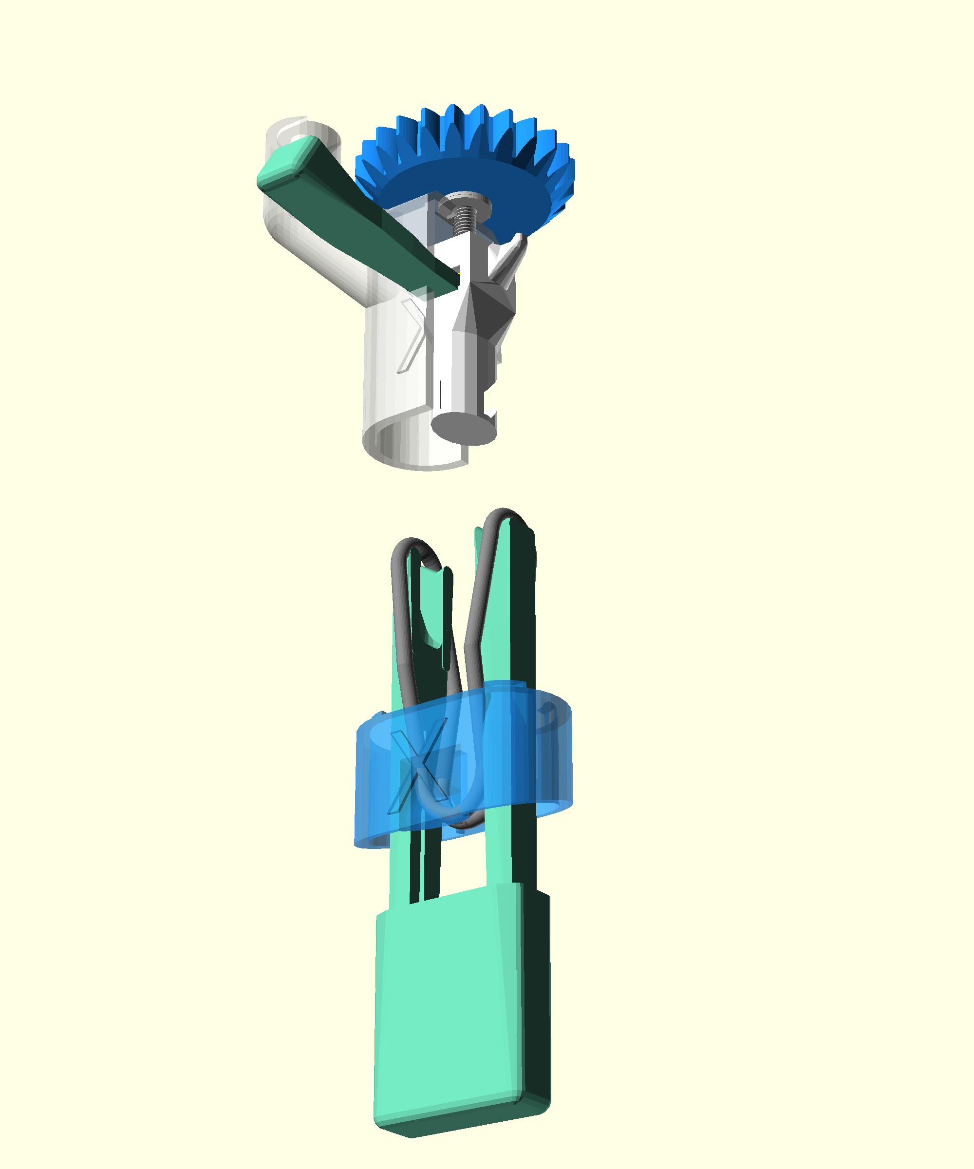 Actuator cutaway