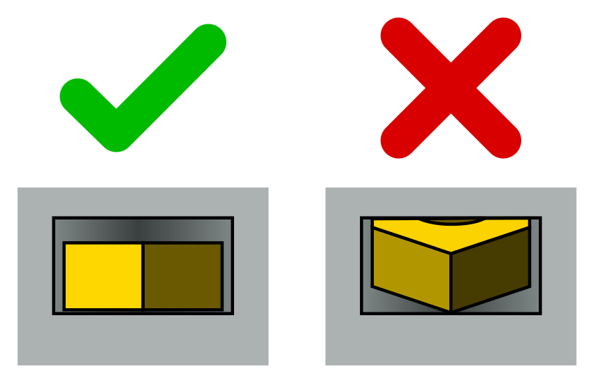 Check nut seated flat